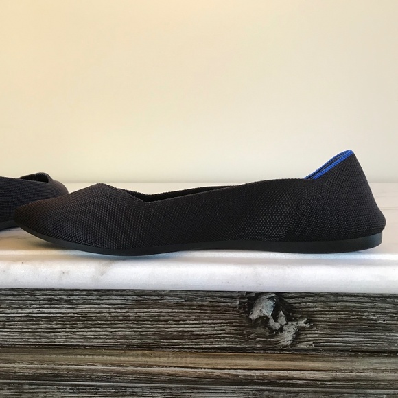 BEST SELLER 🔥 ROTHY’S BLACK THE POINT SLIP-ON SHOES - Picture 9 of 12